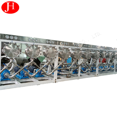 Máquina contínua de amido de batata doce de aço inoxidável com controlo PLC Capacidade 300-500 kg/h