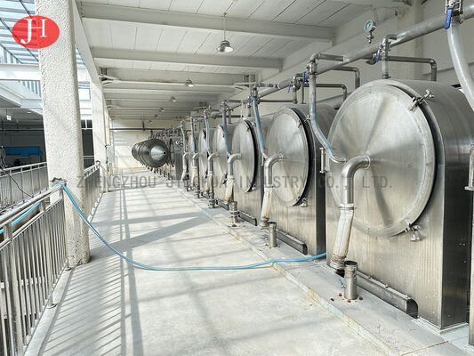 Pulverize o centrifugador de trituração do amido de mandioca peneiram o de alta capacidade do equipamento de processamento