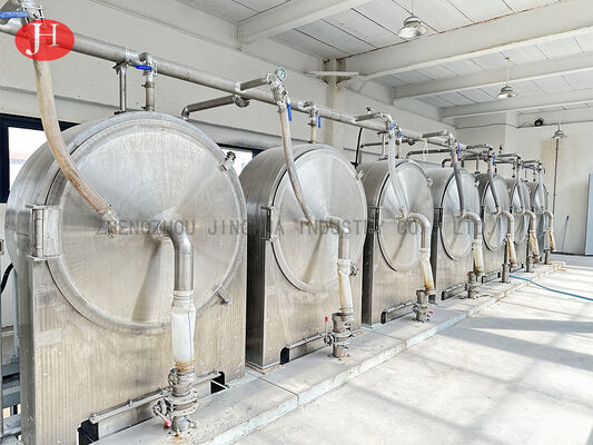 Máquina centrífuga do separador da pasta da peneira da máquina de aço inoxidável do amido de trigo