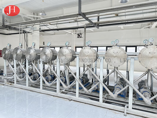 Equipamento Separador Hidrociclone para Processamento de Amido de Mandioca