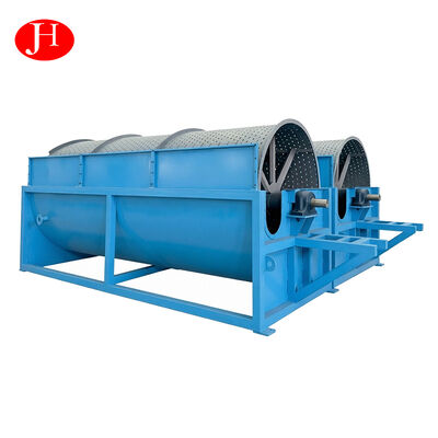 Linha de produção completa da planta de processamento de amido de mandioca, descascamento automático, separação e desidratação