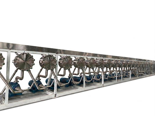 Linha de produção completa da planta de processamento de amido de mandioca, descascamento automático, separação e desidratação