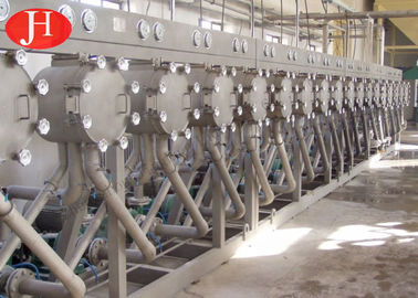 Linha de processamento máquina do amido de mandioca da capacidade de 12 T/H do desidratador da pasta do amido de Hycrocyclone