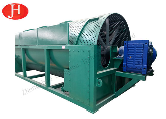 Equipamento de processamento contínuo de farinha de batata doce com máquina de lavar rotativa de aço inoxidável