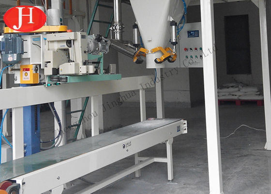 50kg pesam a máquina de empacotamento quantitativa da farinha da mandioca 4Kw