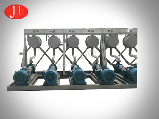Linha da máquina do Hydrocyclone do equipamento de processamento de Cassava Starch do modelo de serviço público