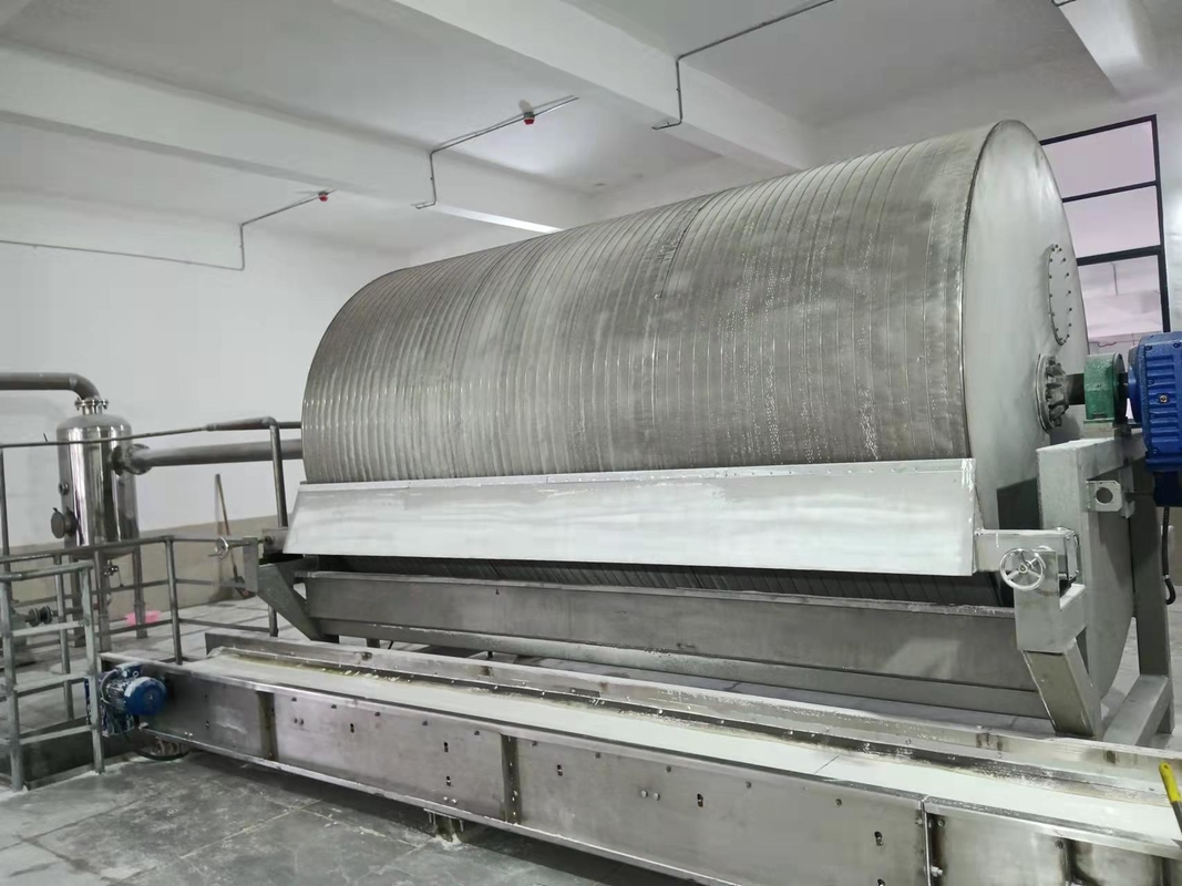 Linha indústria alimentar do processamento do amido de mandioca do vácuo da máquina do filtro