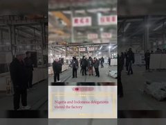 Delegações da Nigéria e da Indonésia visitaram a fábrica