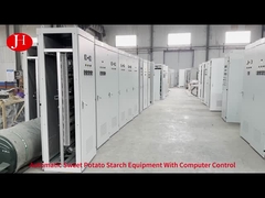 Maquinaria de Farinha de Batata Doce Personalizada com Material de Aço Inoxidável e Controle PLC