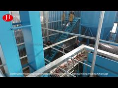 Máquina de Processamento Contínuo de Amido de Batata Doce com Vantagem de Limpeza-Moagem-Embalagem