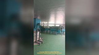 Máquina elétrica de moagem de amido de mandioca Equipamento de pulverização de tubérculos de raiz