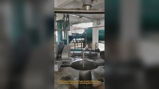 Máquina de moagem de farinha de batata doce de processamento contínuo